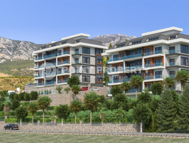 Luxury residence under construction in Kargicak. Apartments of different layouts from 63 m².-id-1268-photo-1