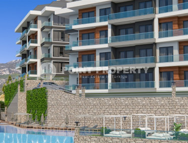 Luxury residence under construction in Kargicak. Apartments of different layouts from 63 m².-id-1268-photo-2