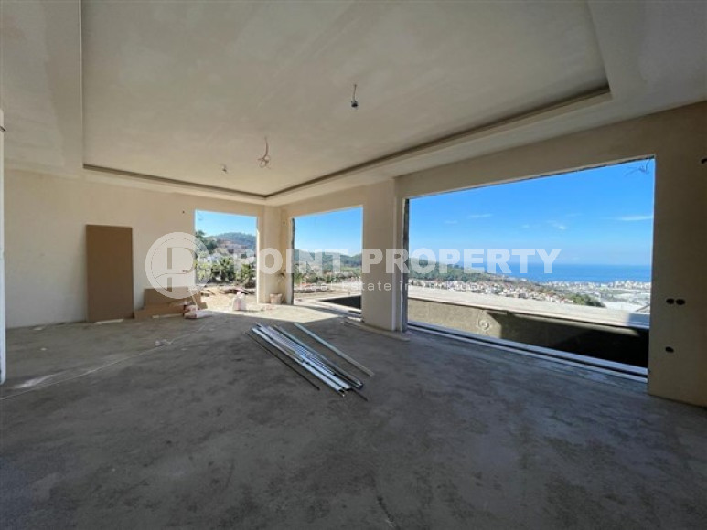 Абсолютно новая пятикомнатная вилла площадью 300 м2 в районе Каргыджак, Аланья-id-3021-фото-7