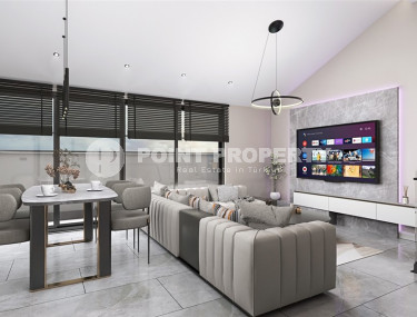 Luxury residence under construction in Kargicak. Apartments of different layouts from 63 m².-id-1268-photo-4