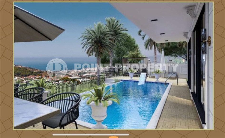 Абсолютно новая пятикомнатная вилла площадью 300 м2 в районе Каргыджак, Аланья-id-3021-фото-19