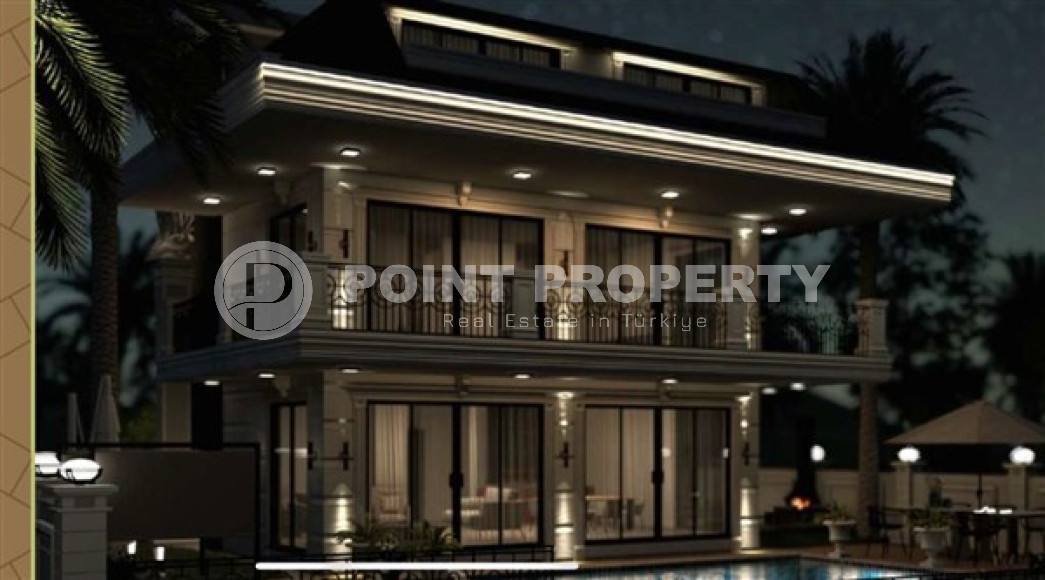 Абсолютно новая пятикомнатная вилла площадью 300 м2 в районе Каргыджак, Аланья-id-3021-фото-20