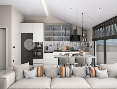 Luxury residence under construction in Kargicak. Apartments of different layouts from 63 m².-id-1268-photo-5