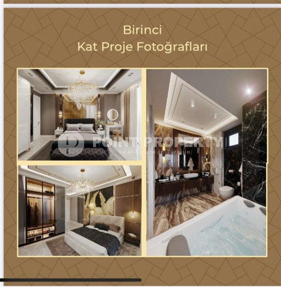 Абсолютно новая пятикомнатная вилла площадью 300 м2 в районе Каргыджак, Аланья-id-3021-фото-22