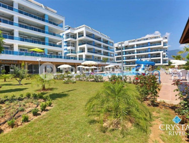 Милая квартира 68 м2 в комплексе отельного типа с соответствующей инфраструктурой, верхняя Оба, Аланья-id-3023-фото-2