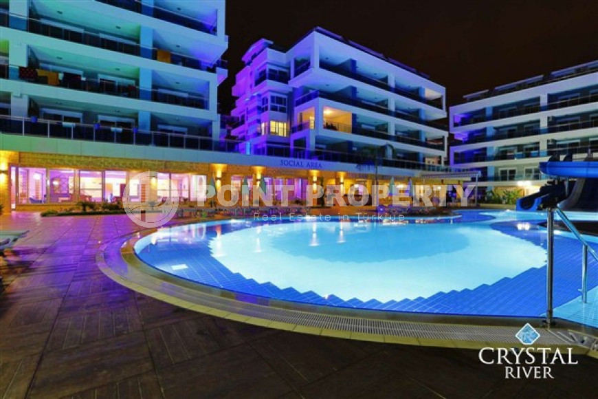 Милая квартира 68 м2 в комплексе отельного типа с соответствующей инфраструктурой, верхняя Оба, Аланья-id-3023-фото-3