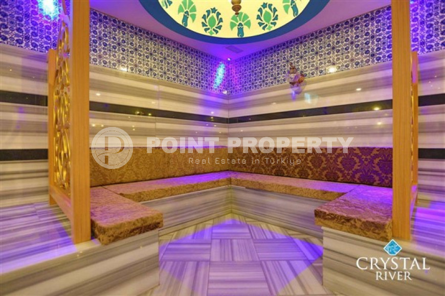 Милая квартира 68 м2 в комплексе отельного типа с соответствующей инфраструктурой, верхняя Оба, Аланья-id-3023-фото-6