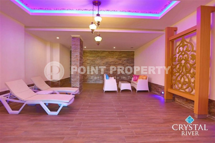 Милая квартира 68 м2 в комплексе отельного типа с соответствующей инфраструктурой, верхняя Оба, Аланья-id-3023-фото-7