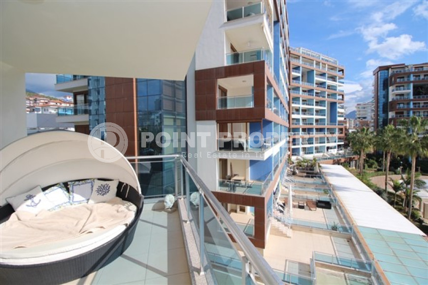 Large stylish 2+1 apartment in a complex with the infrastructure of a 5* hotel in Cikcilli, Alanya-id-3026-photo-3