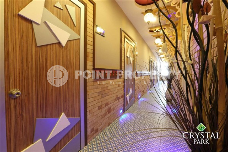 Large stylish 2+1 apartment in a complex with the infrastructure of a 5* hotel in Cikcilli, Alanya-id-3026-photo-33