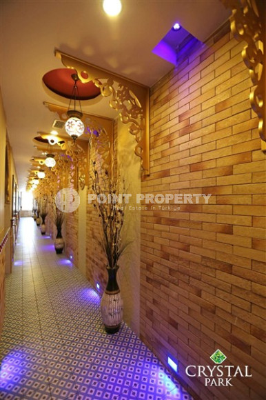 Large stylish 2+1 apartment in a complex with the infrastructure of a 5* hotel in Cikcilli, Alanya-id-3026-photo-43