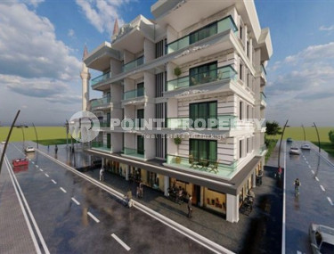 Двухуровневые четырёхкомнатные квартиры под инвестиции, в строящемся доме в Обе, Аланья-id-3027-фото-2