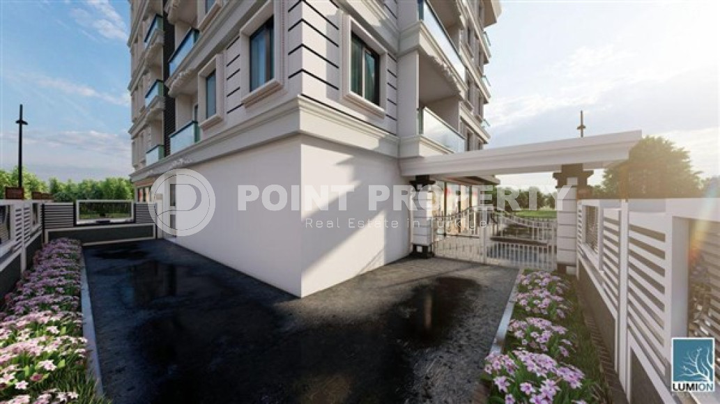 Двухуровневые четырёхкомнатные квартиры под инвестиции, в строящемся доме в Обе, Аланья-id-3027-фото-8