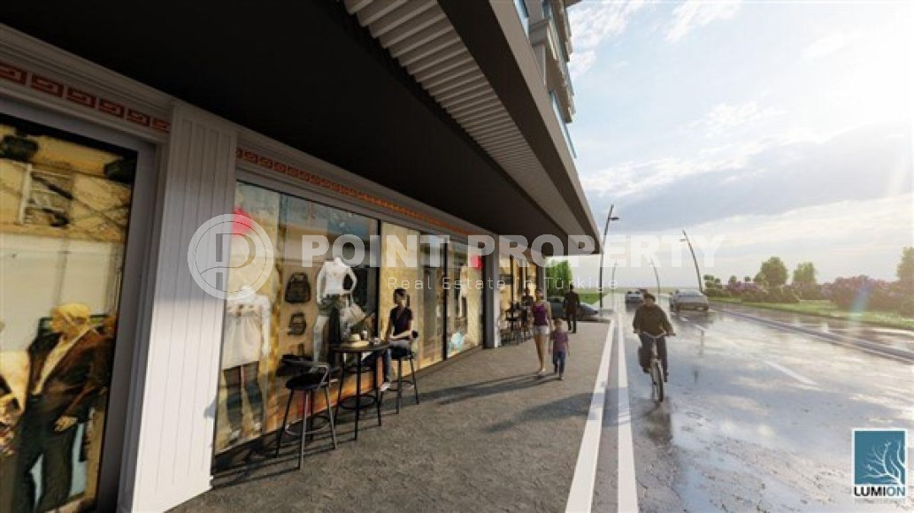 Двухуровневые четырёхкомнатные квартиры под инвестиции, в строящемся доме в Обе, Аланья-id-3027-фото-9