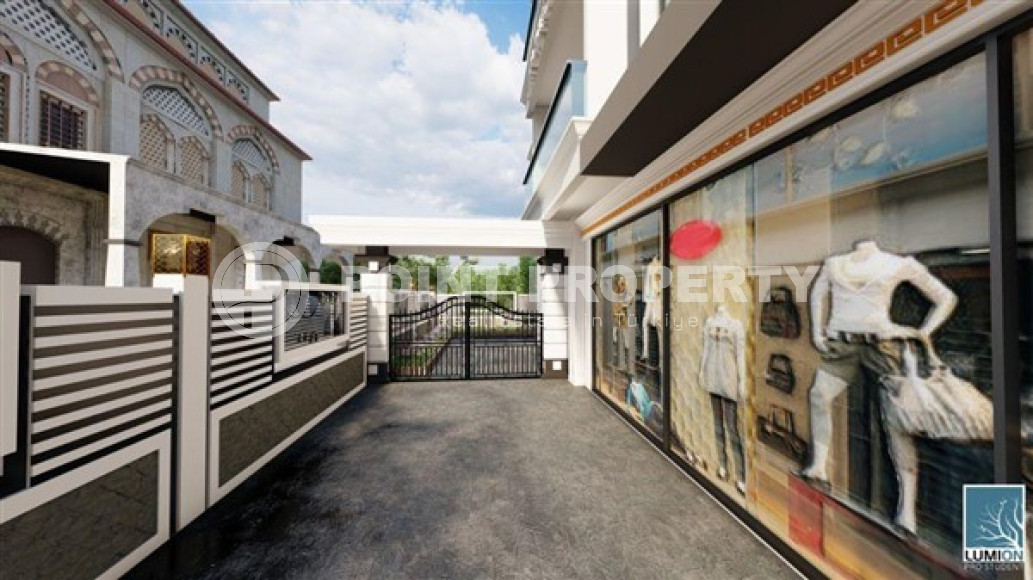 Двухуровневые четырёхкомнатные квартиры под инвестиции, в строящемся доме в Обе, Аланья-id-3027-фото-11