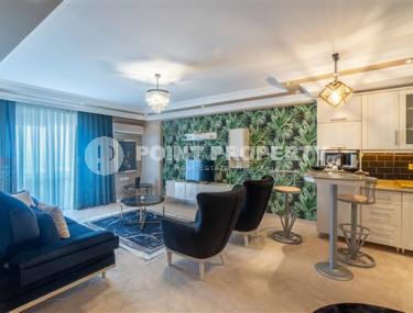 Lovely apartment 2+1, 120 m2, on the tenth floor of a complex with infrastructure, Mahmutlar district-id-3032-photo-2