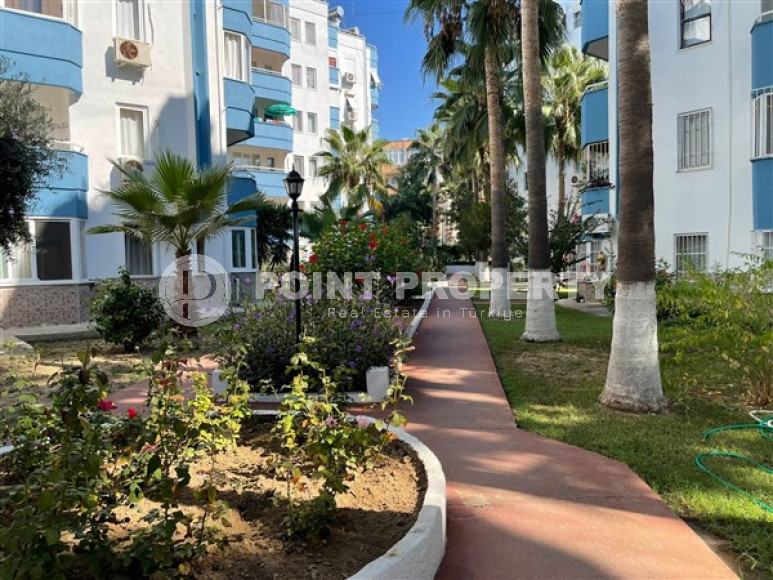 Трёхкомнатные апартаменты 85 м2 в уютном зелёном комплексе района Конаклы, Аланья-id-3038-фото-1