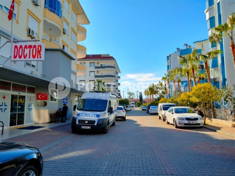 Трёхкомнатные апартаменты 85 м2 в уютном зелёном комплексе района Конаклы, Аланья-id-3038-фото-23