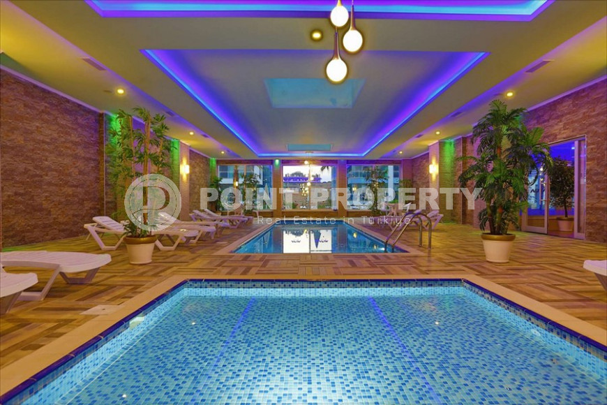 Garden duplex 4+1 with an area of 225 m2 in the Kestel area, just 350 meters from the sea-id-1269-photo-27