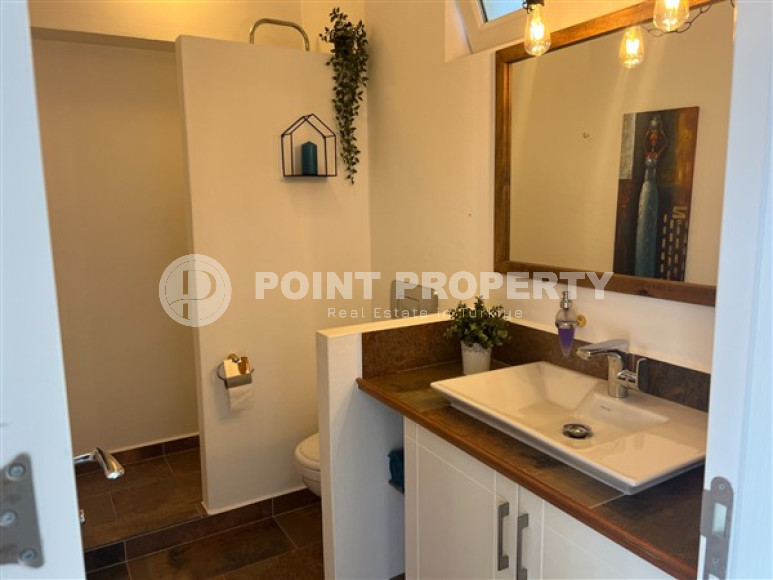 Шикарная трёхэтажная вилла 5+1 с видом, Тепе, Аланья-id-3043-фото-22