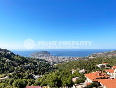 Уютная двухуровневая вилла с интересной планировкой и видом на море, в центре Аланьи, район Тепе-id-3044-фото-5