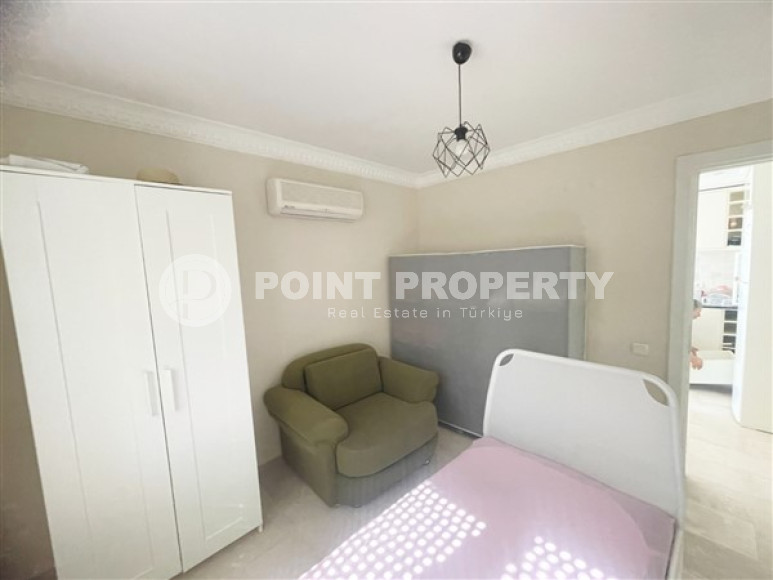 Уютная двухуровневая вилла с интересной планировкой и видом на море, в центре Аланьи, район Тепе-id-3044-фото-13