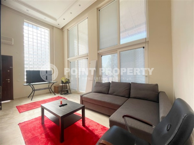 Уютная двухуровневая вилла с интересной планировкой и видом на море, в центре Аланьи, район Тепе-id-3044-фото-22