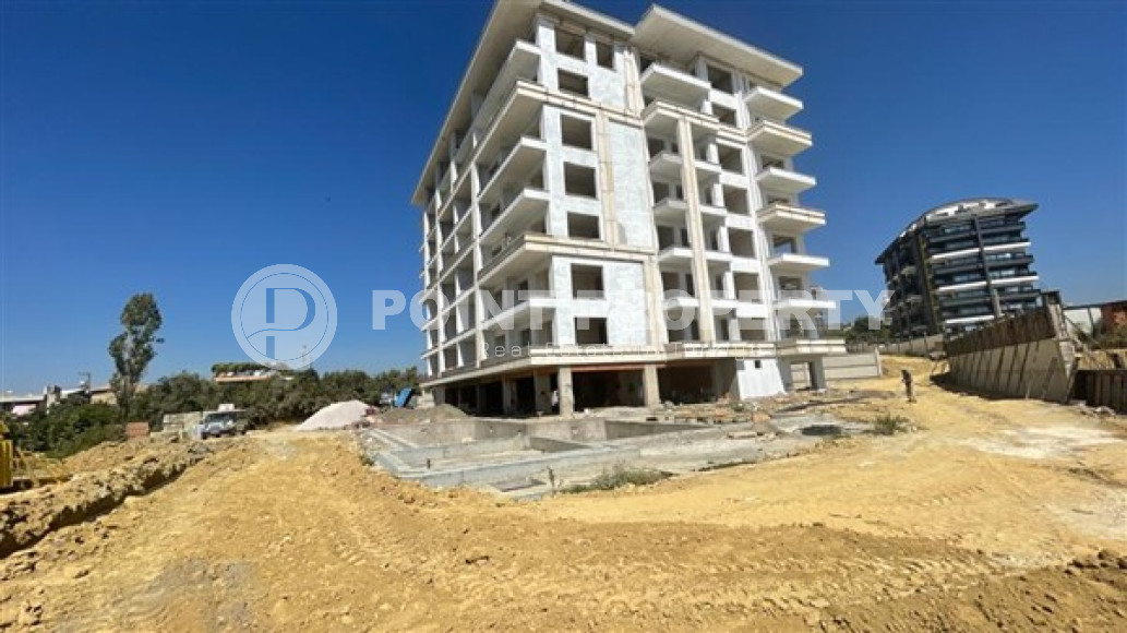 New 1+1 apartment of standard size in a house at the final stage of construction, Avsallar, Alanya-id-3047-photo-5