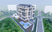 New 1+1 apartment of standard size in a house at the final stage of construction, Avsallar, Alanya-id-3047-photo-8