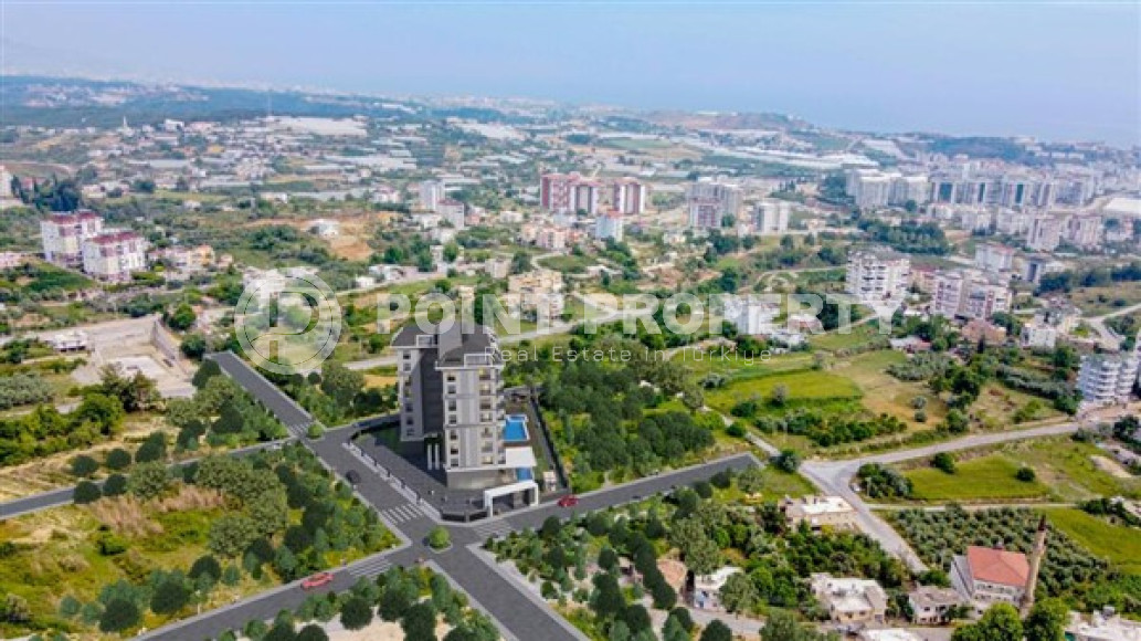 New 1+1 apartment of standard size in a house at the final stage of construction, Avsallar, Alanya-id-3047-photo-9