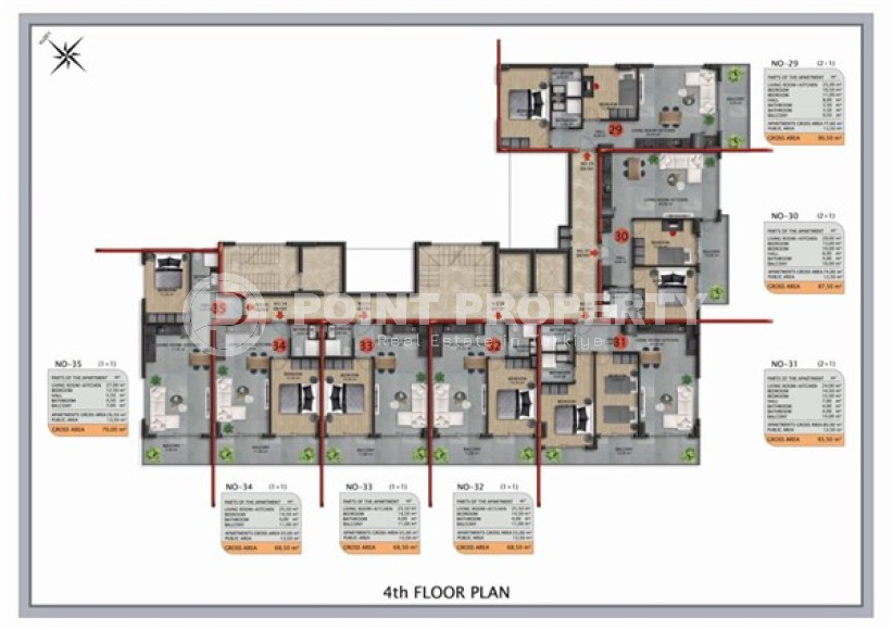 New 1+1 apartment of standard size in a house at the final stage of construction, Avsallar, Alanya-id-3047-photo-18