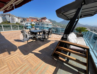 Огромный двухуровневый пентхаус 3+1 с бассейном на крыше, Джикджилли, Аланья-id-3048-фото-5