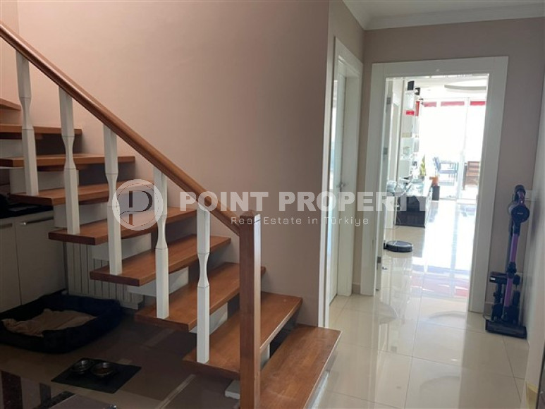 Огромный двухуровневый пентхаус 3+1 с бассейном на крыше, Джикджилли, Аланья-id-3048-фото-7