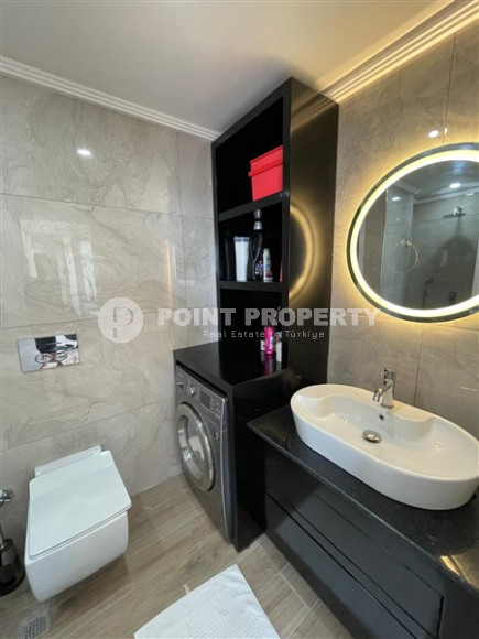 Огромный двухуровневый пентхаус 3+1 с бассейном на крыше, Джикджилли, Аланья-id-3048-фото-19