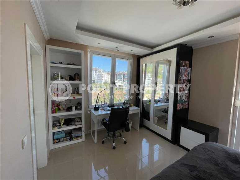 Огромный двухуровневый пентхаус 3+1 с бассейном на крыше, Джикджилли, Аланья-id-3048-фото-20