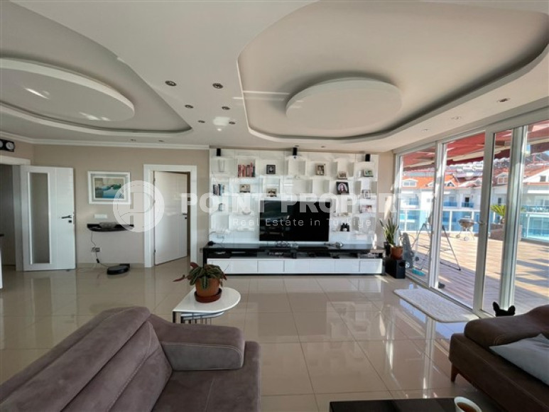 Огромный двухуровневый пентхаус 3+1 с бассейном на крыше, Джикджилли, Аланья-id-3048-фото-22