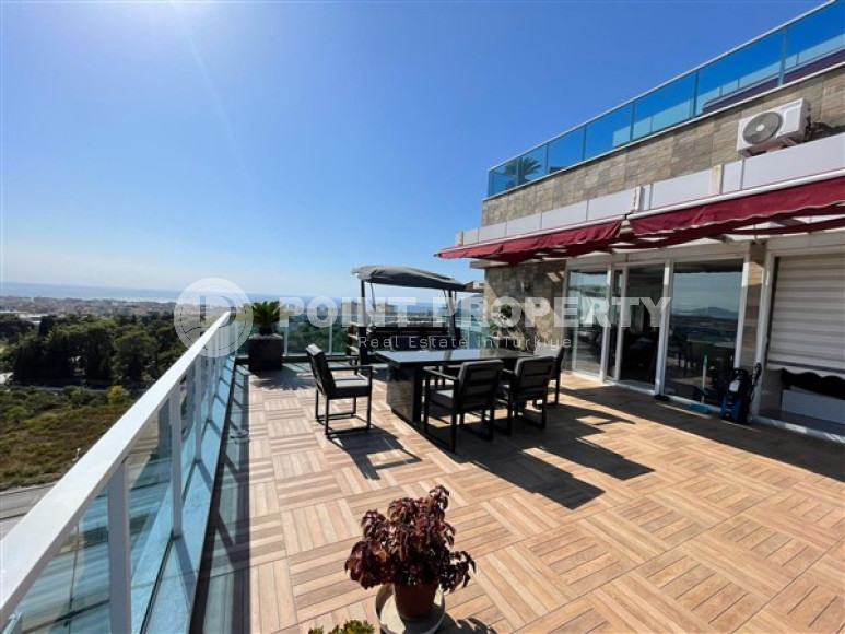 Огромный двухуровневый пентхаус 3+1 с бассейном на крыше, Джикджилли, Аланья-id-3048-фото-23