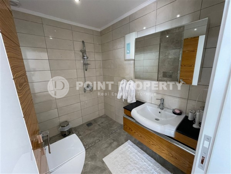 Огромный двухуровневый пентхаус 3+1 с бассейном на крыше, Джикджилли, Аланья-id-3048-фото-24