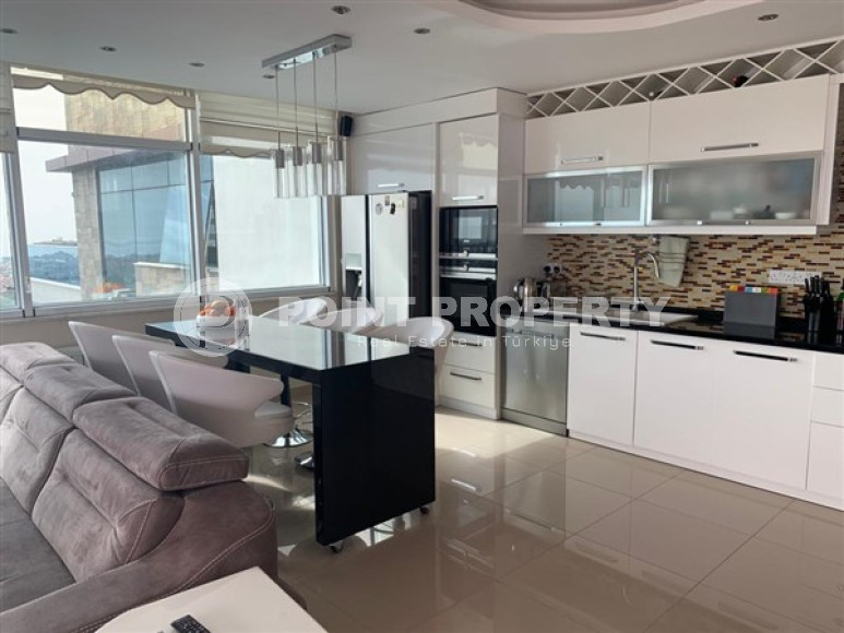 Огромный двухуровневый пентхаус 3+1 с бассейном на крыше, Джикджилли, Аланья-id-3048-фото-36