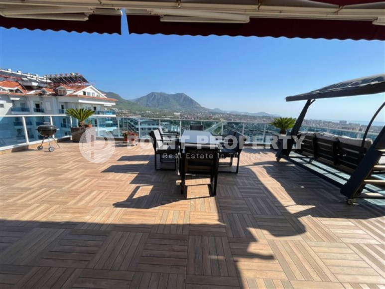 Огромный двухуровневый пентхаус 3+1 с бассейном на крыше, Джикджилли, Аланья-id-3048-фото-43