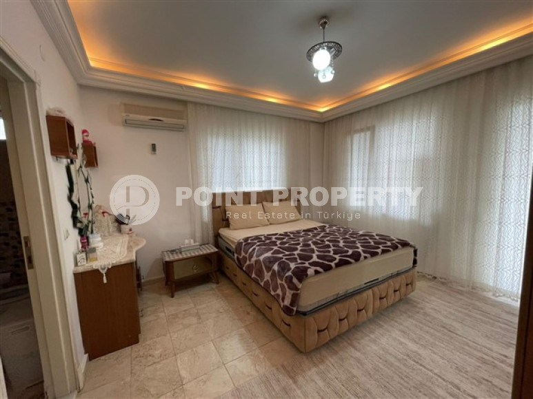 Трёхкомнатная квартира 2+1 с мебелью и большим балконом, Джикджилли, Аланья-id-3049-фото-5