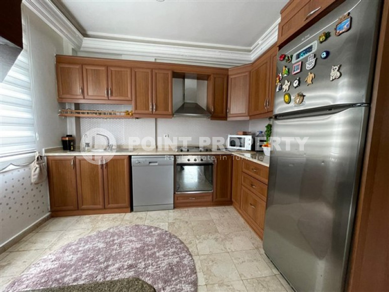 Трёхкомнатная квартира 2+1 с мебелью и большим балконом, Джикджилли, Аланья-id-3049-фото-9