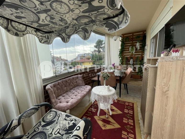 Трёхкомнатная квартира 2+1 с мебелью и большим балконом, Джикджилли, Аланья-id-3049-фото-10