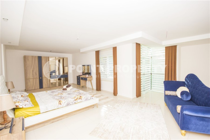 Garden duplex 4+1 with an area of 225 m2 in the Kestel area, just 350 meters from the sea-id-1269-photo-55