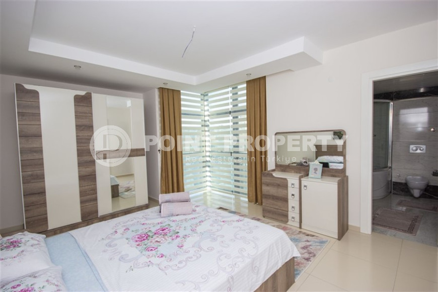 Garden duplex 4+1 with an area of 225 m2 in the Kestel area, just 350 meters from the sea-id-1269-photo-57