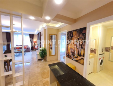 Комфортабельная квартира 1+1, 80 м2 в районе Джикджилли, Аланья, с мебелью-id-3056-фото-2