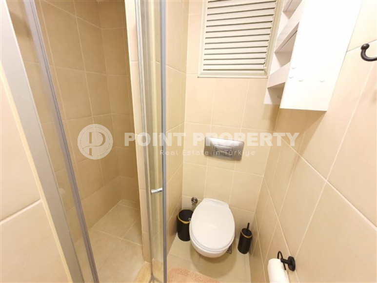 Комфортабельная квартира 1+1, 80 м2 в районе Джикджилли, Аланья, с мебелью-id-3056-фото-6