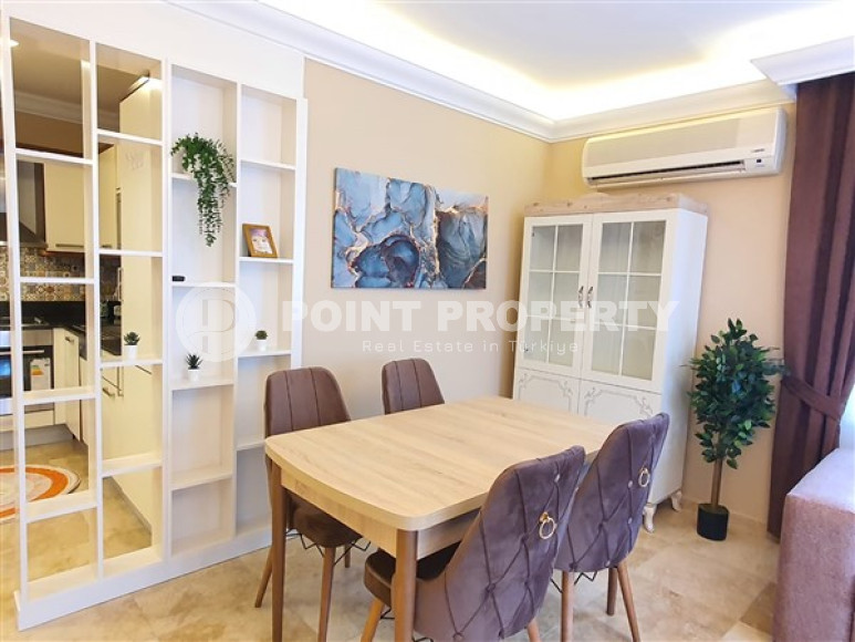 Комфортабельная квартира 1+1, 80 м2 в районе Джикджилли, Аланья, с мебелью-id-3056-фото-11