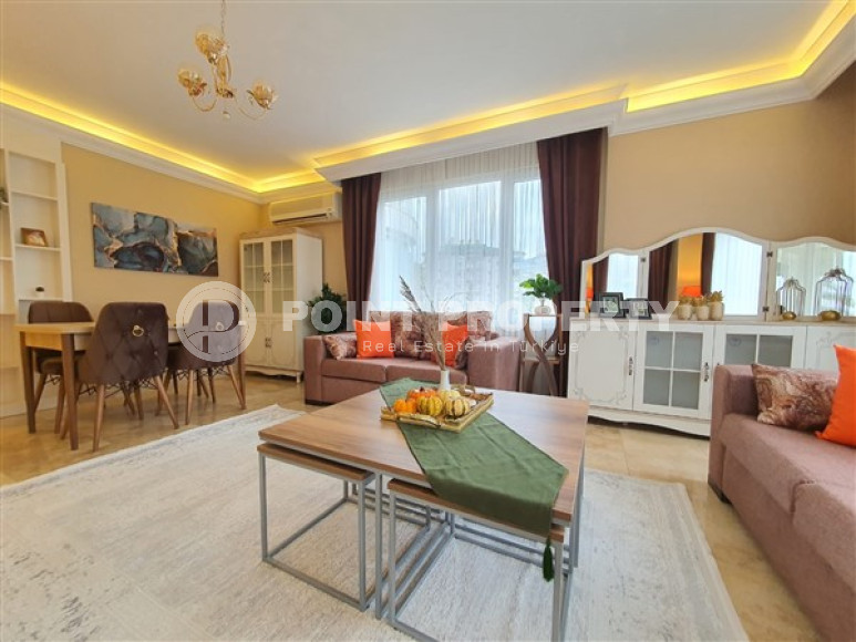 Комфортабельная квартира 1+1, 80 м2 в районе Джикджилли, Аланья, с мебелью-id-3056-фото-14