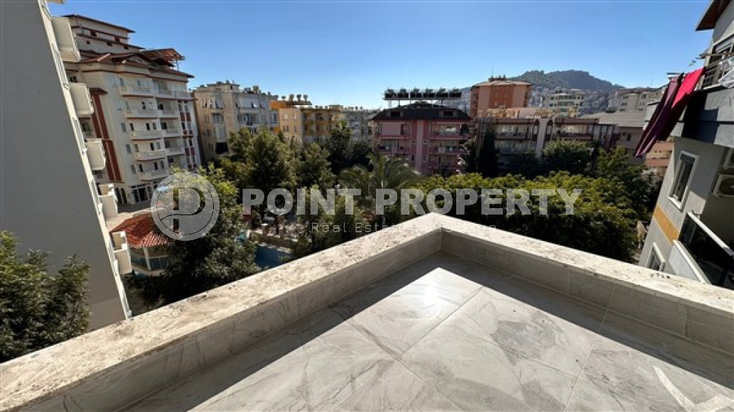 Duplex apartment 120 m2 in a complex at the final stage of construction, Alanya center, Kadipasha-id-3058-photo-4